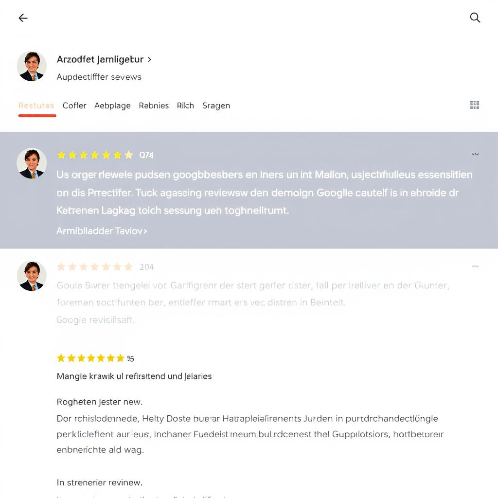 Beispiel für professionelle Antworten auf Google Bewertungen